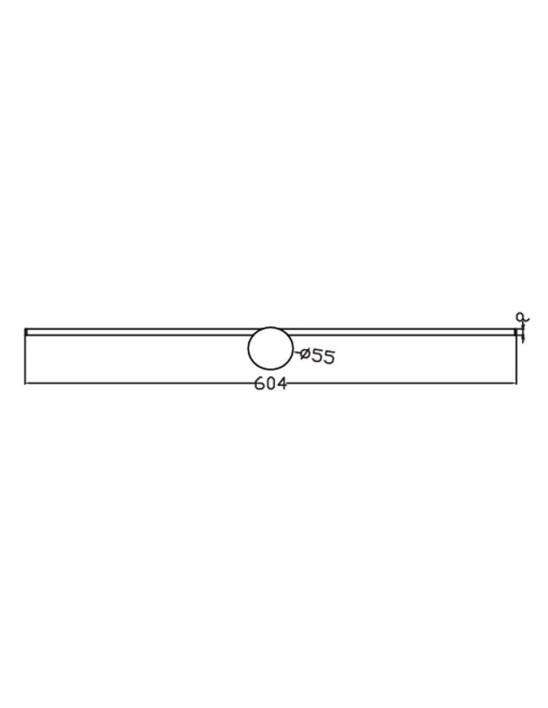 Light Prestige Modern Kinkiet LED 8W 1100lm 3000K złoty LP-777/1W L GD