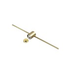 Kinkiety nad lustro - Light Prestige Modern Kinkiet LED 8W 1100lm 3000K złoty LP-777/1W L GD - produkt 9