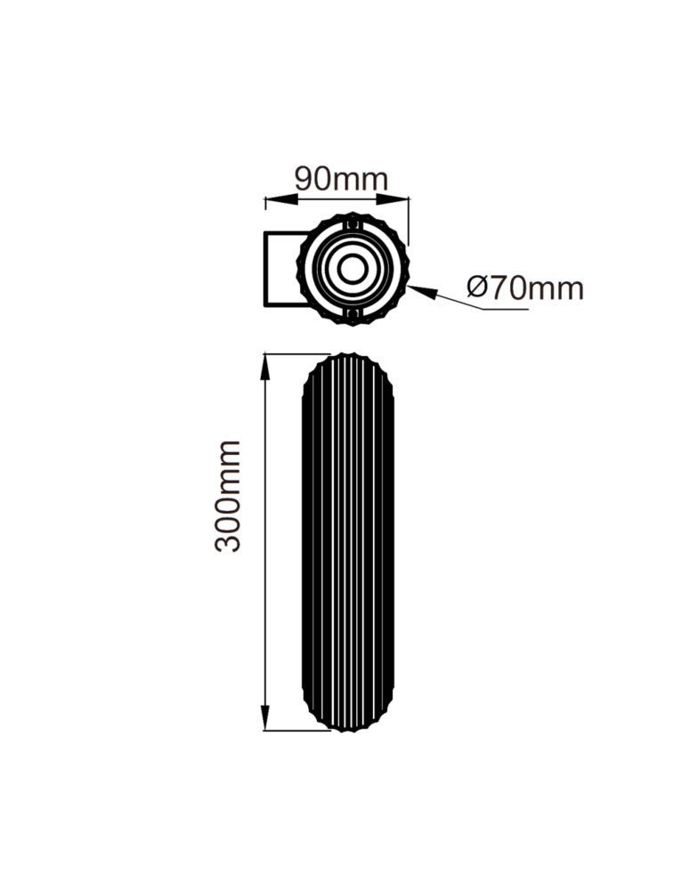 Light Prestige Tokio Kinkiet GU10 2x50W czarny LP-787/2W BK