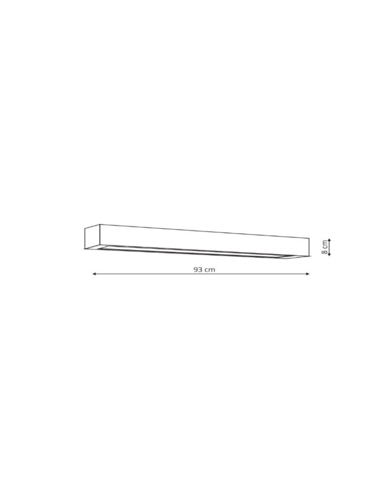 Kinkiety łazienkowe - Light Prestige Ibros kinkiet czarny duży 12W 4000K IP44 LED czarny GS-LWA-12W BK - produkt kolory-swiatla.pl 6