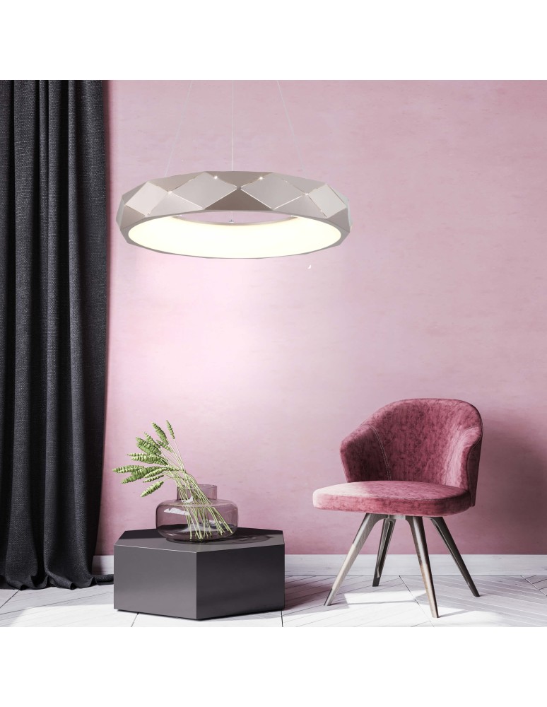 Light Prestige Reus wisząca LED 1xLED 36W Złoty LP-8069/1P LED GD