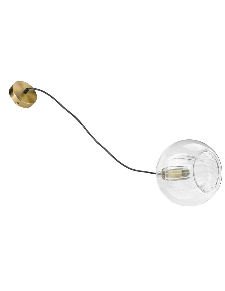 Light Prestige Arette Lampa wisząca E27 1x40W transparentny/złoty LP-133/1P