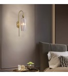 Kinkiety glamour - Light Prestige Piega Kinkiet E14 1x40W amber/złoty LP-939/1W amber - produkt 4