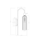 Kinkiety glamour - Light Prestige Piega Kinkiet E14 1x40W amber/złoty LP-939/1W amber - produkt 5
