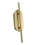 Kinkiety glamour - Light Prestige Piega Kinkiet E14 1x40W amber/złoty LP-939/1W amber - produkt 9