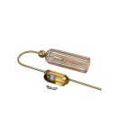 Kinkiety glamour - Light Prestige Piega Kinkiet E14 1x40W amber/złoty LP-939/1W amber - produkt 11