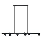 Light Prestige Snow 6 linia wisząca czarna 6xGU10 LP-731/6L BK Light Prestige Snow 6 linia wisząca czarna 6xGU10 LP-731/6L BK