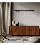 Light Prestige Snow 6 linia wisząca czarna 6xGU10 LP-731/6L BK Light Prestige Snow 6 linia wisząca czarna 6xGU10 LP-731/6L BK