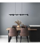 Light Prestige Snow 6 linia wisząca czarna 6xGU10 LP-731/6L BK Light Prestige Snow 6 linia wisząca czarna 6xGU10 LP-731/6L BK