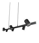 Light Prestige Snow 6 linia wisząca czarna 6xGU10 LP-731/6L BK Light Prestige Snow 6 linia wisząca czarna 6xGU10 LP-731/6L BK