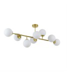 Light Prestige Dorado 8 lampa wisząca LP-002/8P 8xE14 złoty/biały Light Prestige Dorado 8 lampa wisząca LP-002/8P 8xE14 złoty/biały