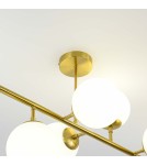 Light Prestige Dorado 8 lampa wisząca LP-002/8P 8xE14 złoty/biały Light Prestige Dorado 8 lampa wisząca LP-002/8P 8xE14 złoty/biały