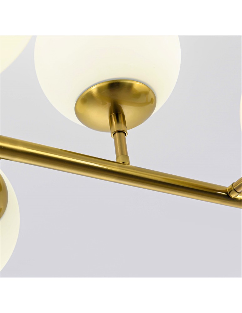 Light Prestige Dorado 8 lampa wisząca LP-002/8P 8xE14 złoty/biały Light Prestige Dorado 8 lampa wisząca LP-002/8P 8xE14 złoty/biały