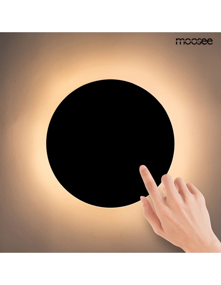 MOOSEE lampa ścienna SHADOW SUN 25 czarna (MSE010100393) MOOSEE lampa ścienna SHADOW SUN 25 czarna (MSE010100393)