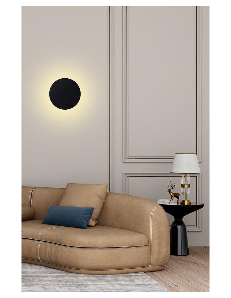MOOSEE lampa ścienna SHADOW SUN 25 czarna (MSE010100393) MOOSEE lampa ścienna SHADOW SUN 25 czarna (MSE010100393)