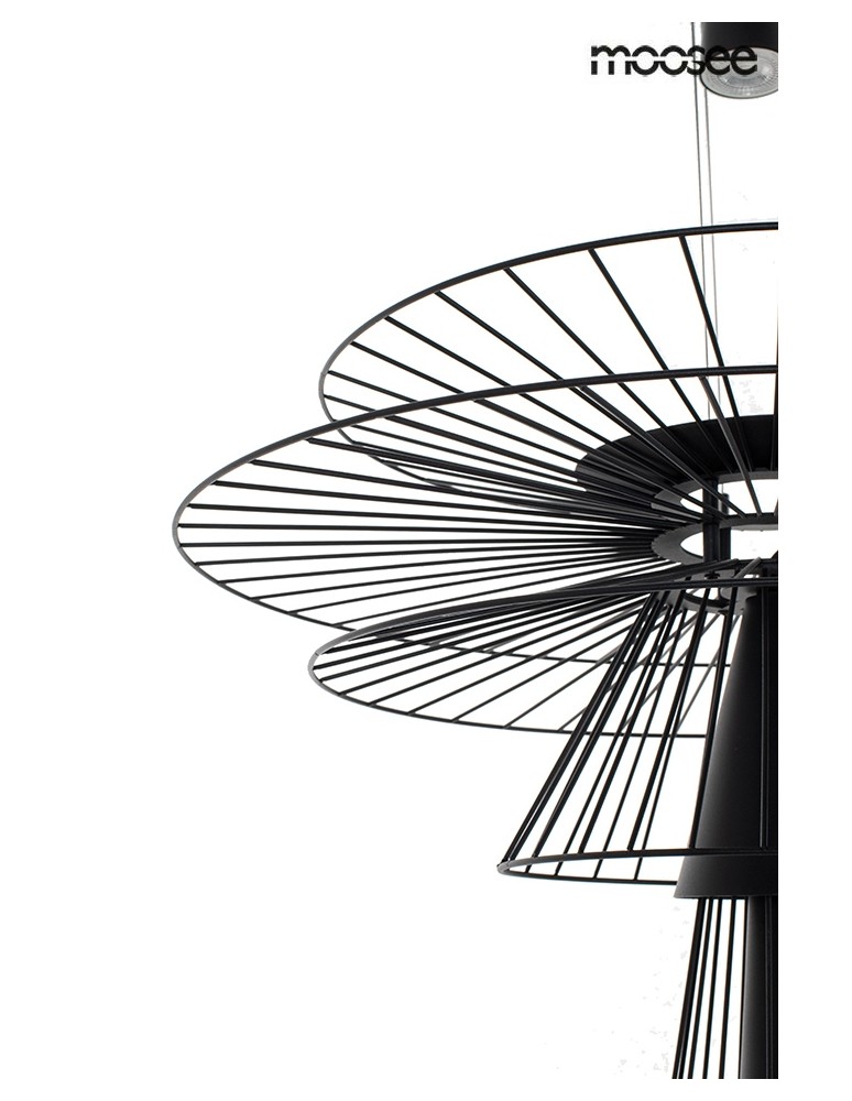 MOOSEE lampa wisząca SESTO czarna (MSE1501100139) MOOSEE lampa wisząca SESTO czarna (MSE1501100139)