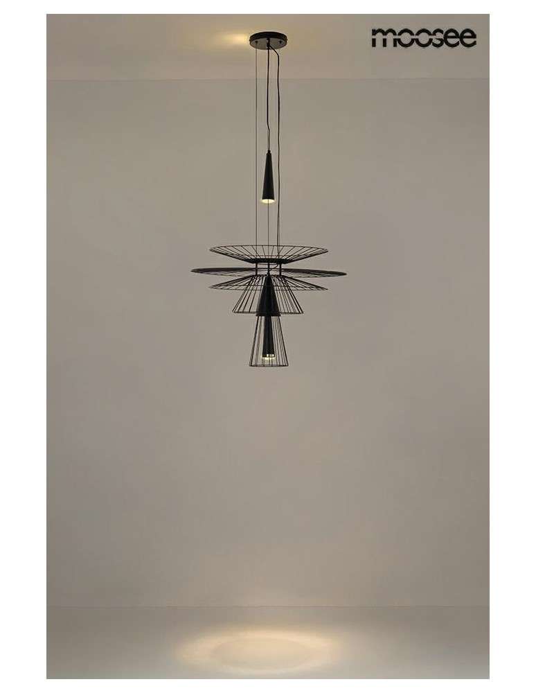 MOOSEE lampa wisząca SESTO czarna (MSE1501100139) MOOSEE lampa wisząca SESTO czarna (MSE1501100139)