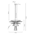 MOOSEE lampa wisząca SESTO czarna (MSE1501100139) MOOSEE lampa wisząca SESTO czarna (MSE1501100139)