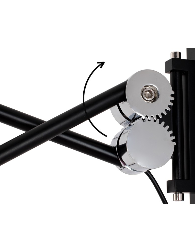 MOOSEE lampa ścienna GEAR czarna (MSE1501100211) MOOSEE lampa ścienna GEAR czarna (MSE1501100211)