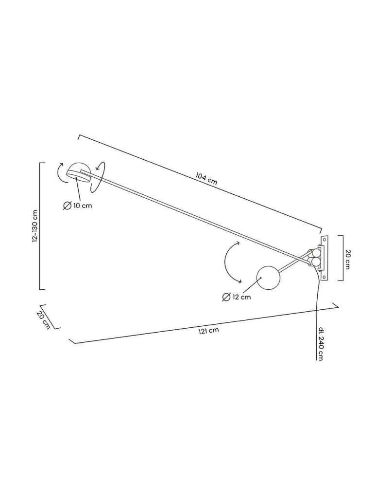 MOOSEE lampa ścienna GEAR czarna (MSE1501100211) MOOSEE lampa ścienna GEAR czarna (MSE1501100211)
