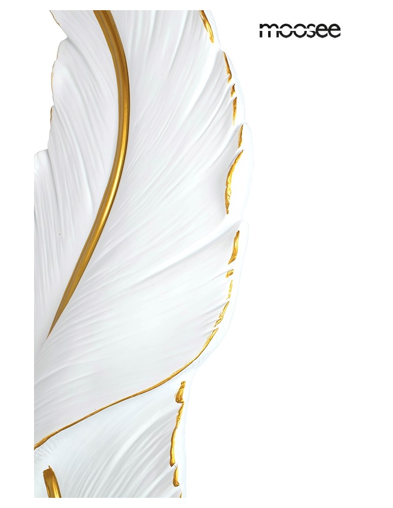 MOOSEE lampa ścienna IKAR 80  biała / złota (MSE010100387)