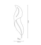 Kinkiety designerskie - MOOSEE lampa ścienna IKAR 80  biała / złota (MSE010100387) - product 12