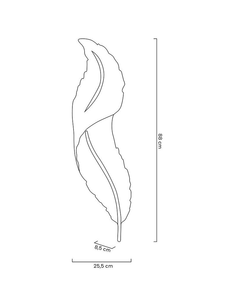 MOOSEE lampa ścienna IKAR 80  biała / złota (MSE010100387)
