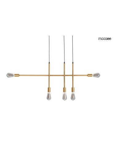 MOOSEE lampa wisząca RIVA 5 złota (MSE010100396)