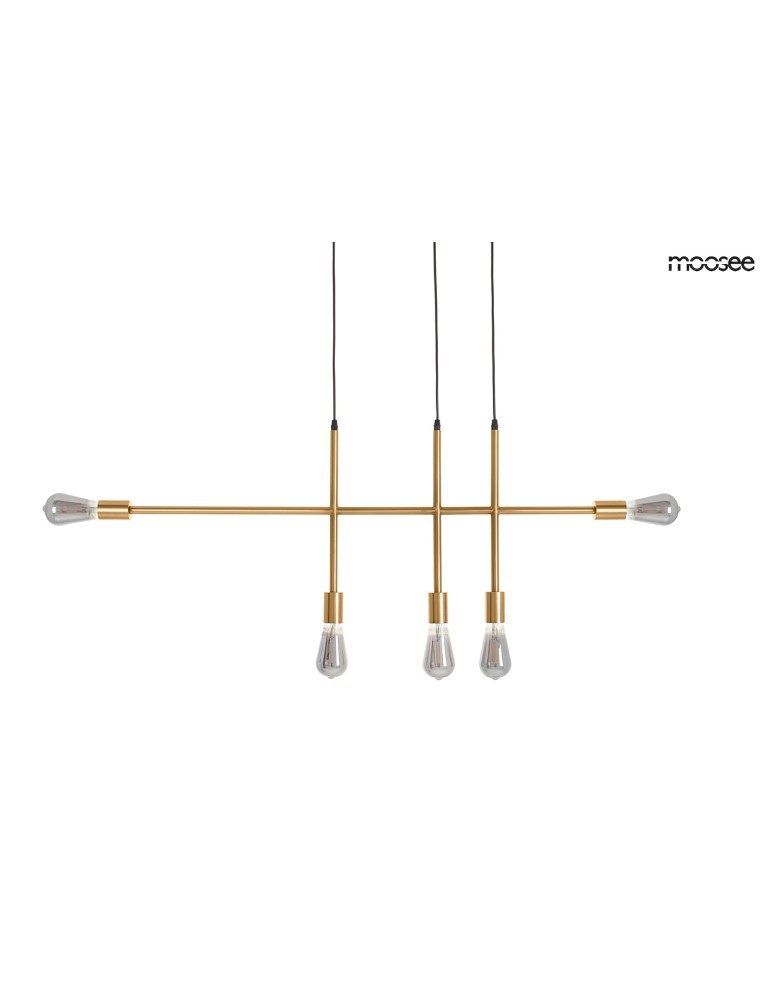MOOSEE lampa wisząca RIVA 5 złota (MSE010100396) MOOSEE lampa wisząca RIVA 5 złota (MSE010100396)