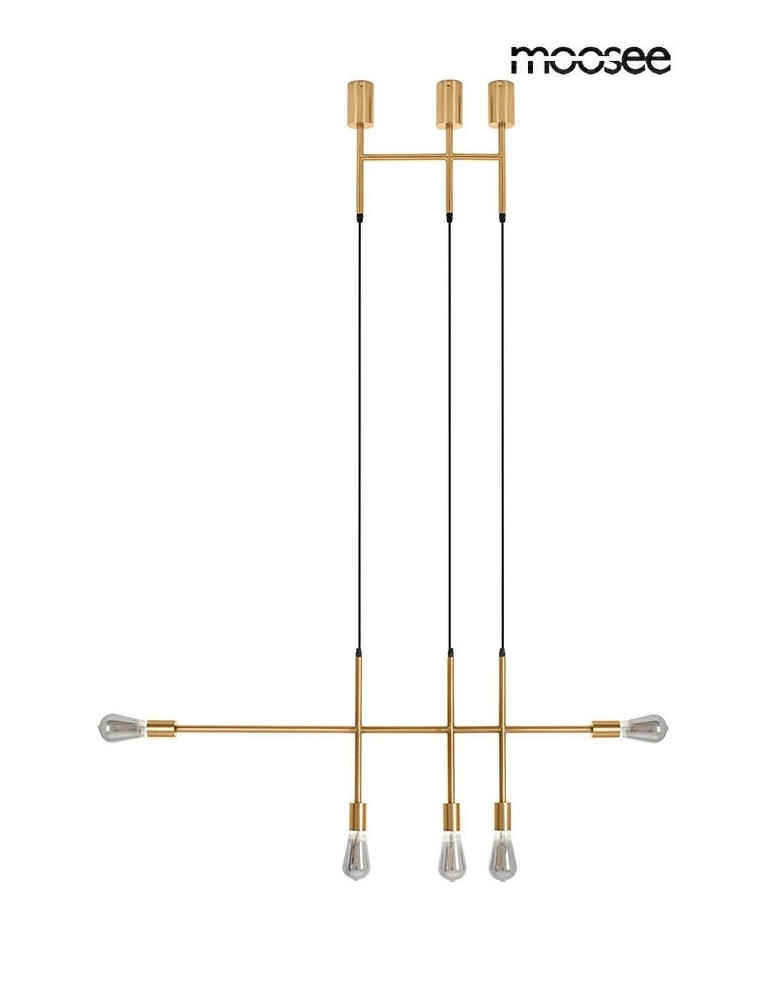 MOOSEE lampa wisząca RIVA 5 złota (MSE010100396) MOOSEE lampa wisząca RIVA 5 złota (MSE010100396)
