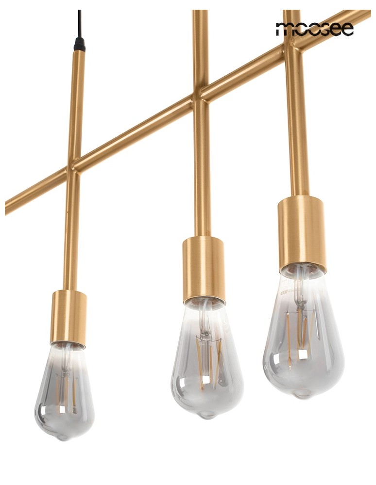 MOOSEE lampa wisząca RIVA 5 złota (MSE010100396) MOOSEE lampa wisząca RIVA 5 złota (MSE010100396)