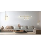 MOOSEE lampa wisząca RIVA 5 złota (MSE010100396) MOOSEE lampa wisząca RIVA 5 złota (MSE010100396)