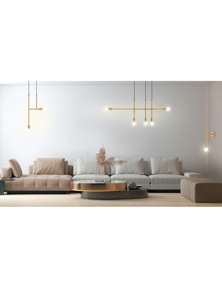 MOOSEE lampa wisząca RIVA 5 złota (MSE010100396) MOOSEE lampa wisząca RIVA 5 złota (MSE010100396)
