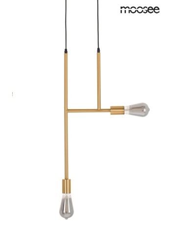 MOOSEE lampa wisząca RIVA 2 złota (MSE010100395)