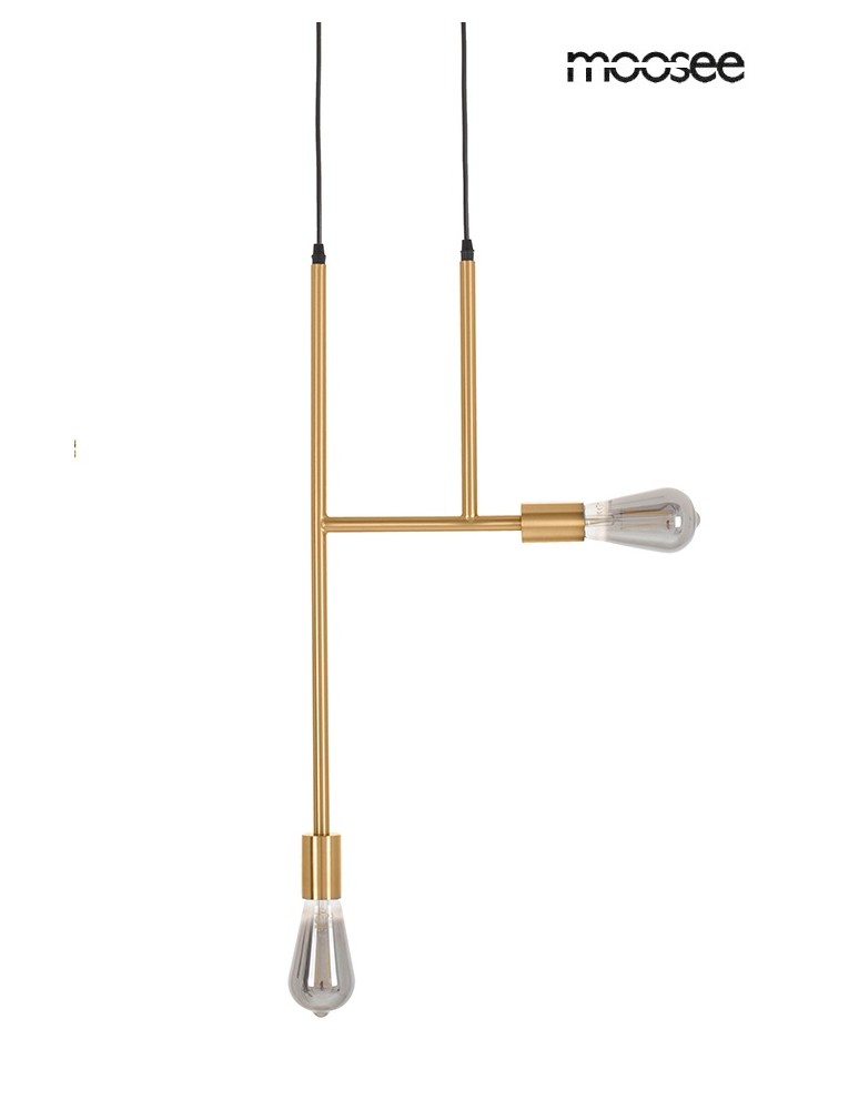 MOOSEE lampa wisząca RIVA 2 złota (MSE010100395) MOOSEE lampa wisząca RIVA 2 złota (MSE010100395)