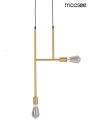 MOOSEE lampa wisząca RIVA 2 złota (MSE010100395) MOOSEE lampa wisząca RIVA 2 złota (MSE010100395)