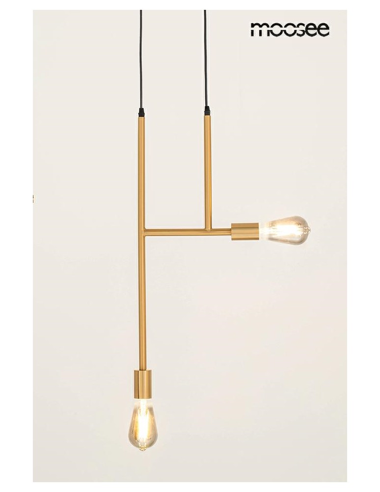 MOOSEE lampa wisząca RIVA 2 złota (MSE010100395) MOOSEE lampa wisząca RIVA 2 złota (MSE010100395)