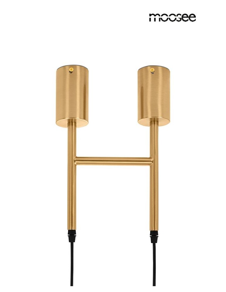 MOOSEE lampa wisząca RIVA 2 złota (MSE010100395) MOOSEE lampa wisząca RIVA 2 złota (MSE010100395)