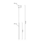 MOOSEE lampa wisząca OMBRE 80 biała (MSE1501100135) MOOSEE lampa wisząca OMBRE 80 biała (MSE1501100135)