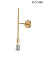 MOOSEE lampa ścienna RIVA złota (MSE010100394)