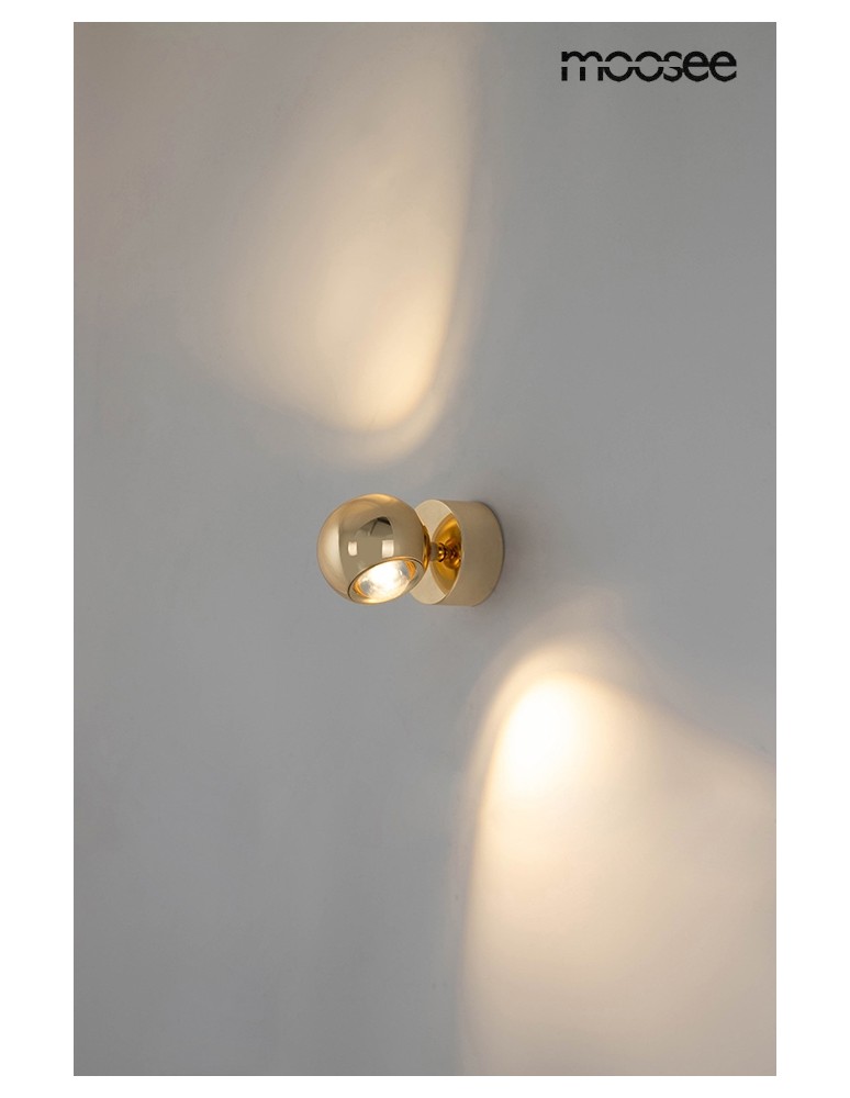 MOOSEE lampa ścienna EOS złoty (MSE1501100310) MOOSEE lampa ścienna EOS złoty (MSE1501100310)