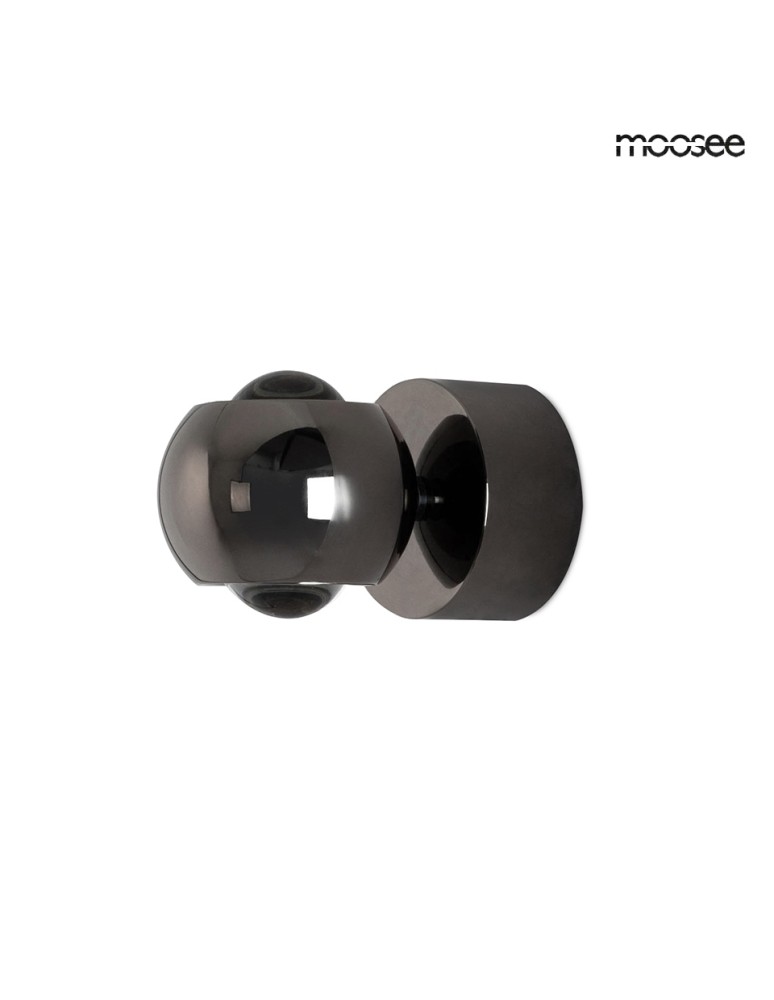 MOOSEE lampa ścienna EOS czarny chrom (MSE1501100309) MOOSEE lampa ścienna EOS czarny chrom (MSE1501100309)