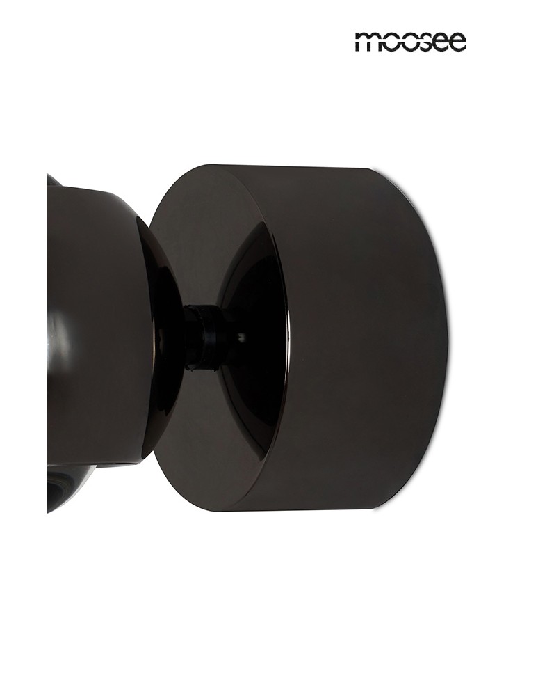 MOOSEE lampa ścienna EOS czarny chrom (MSE1501100309) MOOSEE lampa ścienna EOS czarny chrom (MSE1501100309)