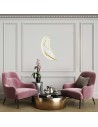 MOOSEE lampa ścienna PIÓRKO  biała / złota (MSE010100388)