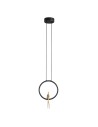  Step Into Design Lampa wisząca AMICI led czarno złota 27 cm ST-D7774 black