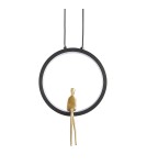 Lampy wiszące designerskie -  Step Into Design Lampa wisząca AMICI led czarno złota 27 cm ST-D7774 black - product 3