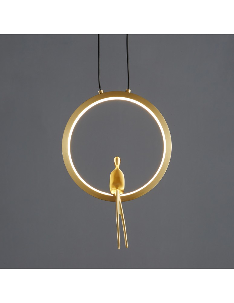 Step Into Design Lampa wisząca AMICI led złota 27 cm ST-D7774 gold Step Into Design Lampa wisząca AMICI led złota 27 cm ST-D7774 gold