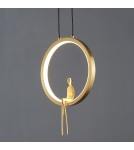 Step Into Design Lampa wisząca AMICI led złota 27 cm ST-D7774 gold Step Into Design Lampa wisząca AMICI led złota 27 cm ST-D7774 gold