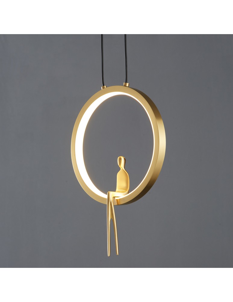 Step Into Design Lampa wisząca AMICI led złota 27 cm ST-D7774 gold Step Into Design Lampa wisząca AMICI led złota 27 cm ST-D7774 gold