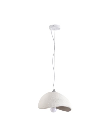 Step Into Design Lampa wisząca STONE biała 30 cm DN426-300